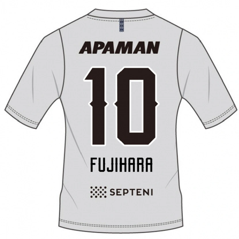 DanxenメンズNaoatsu Fujihara#10ライトグレーアウェイシャツ2025/26ジャージーユニフォーム