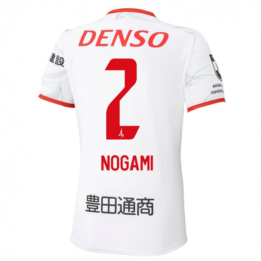 Danxenメンズ野上 結貴#2ホワイト レッドアウェイシャツ2025/26ジャージーユニフォーム