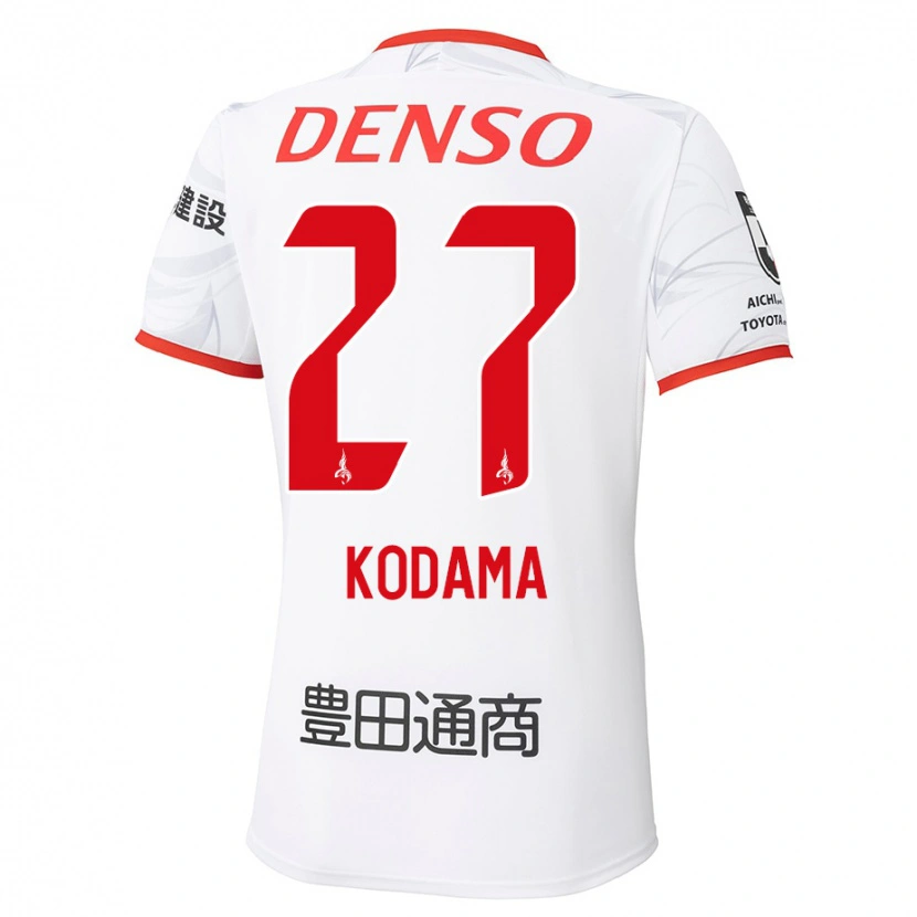 Danxenメンズ児玉駿斗#27ホワイト レッドアウェイシャツ2025/26ジャージーユニフォーム