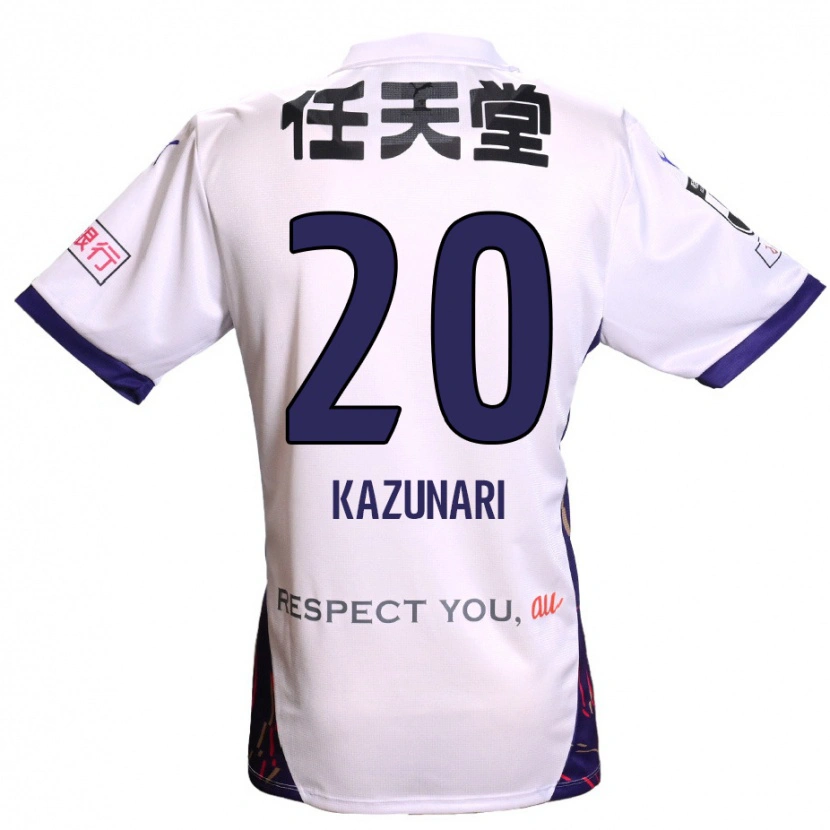 Danxenメンズ喜多壱也#20ホワイト パープル ブラックアウェイシャツ2025/26ジャージーユニフォーム
