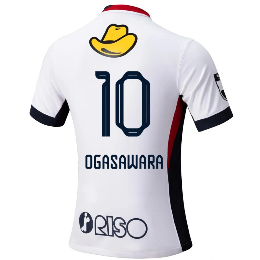 DanxenメンズShoma Ogasawara#10ホワイト ブラックアウェイシャツ2025/26ジャージーユニフォーム