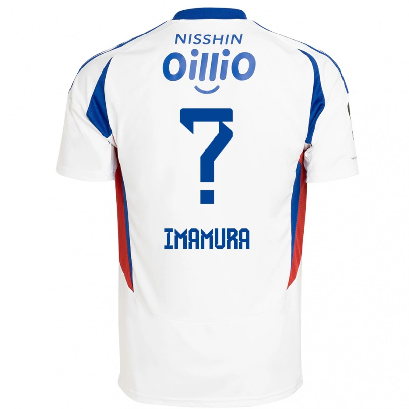 DanxenメンズRyoya Imamura#0ホワイト ロイヤルブルーアウェイシャツ2025/26ジャージーユニフォーム