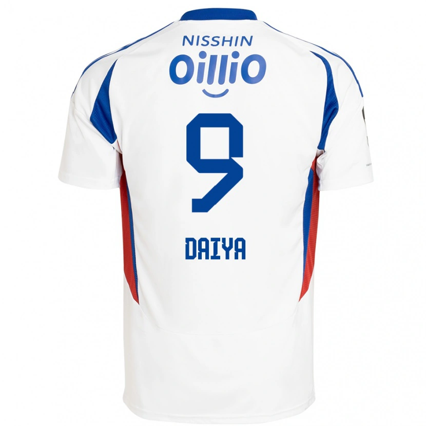 Danxenメンズ遠野大弥#9ホワイト ロイヤルブルーアウェイシャツ2025/26ジャージーユニフォーム