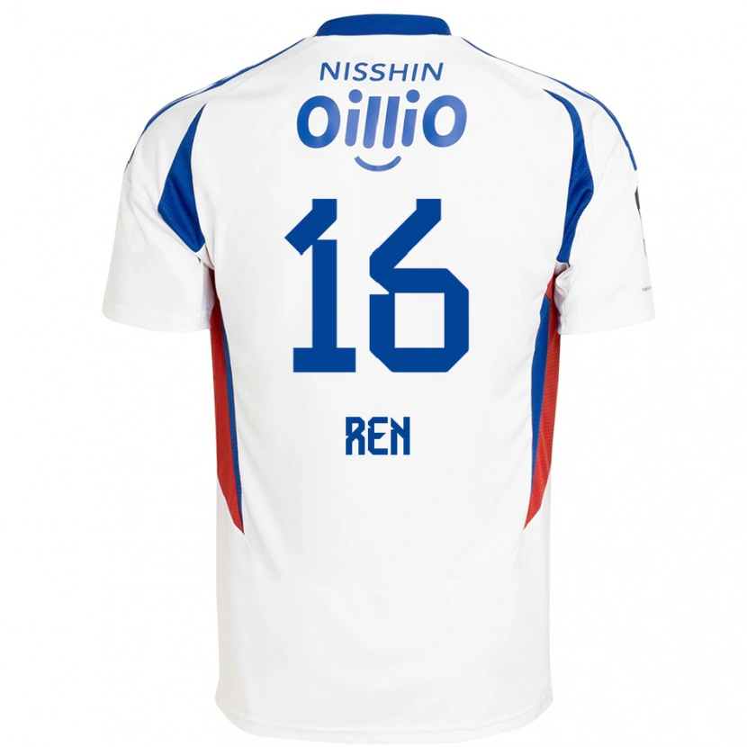 Danxenメンズ加藤蓮#16ホワイト ロイヤルブルーアウェイシャツ2025/26ジャージーユニフォーム
