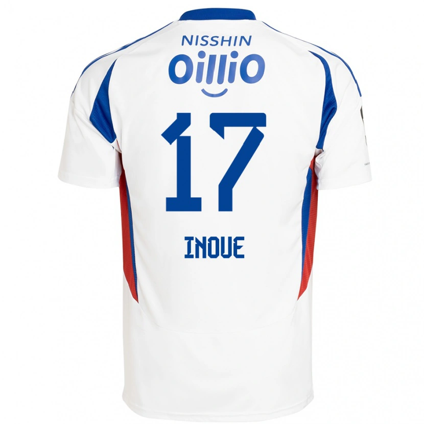 Danxenメンズ井上健太#17ホワイト ロイヤルブルーアウェイシャツ2025/26ジャージーユニフォーム