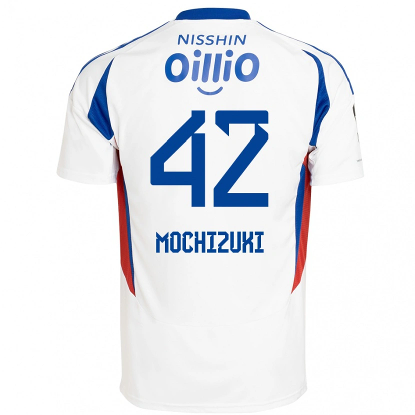 Danxenメンズ望月耕平#42ホワイト ロイヤルブルーアウェイシャツ2025/26ジャージーユニフォーム