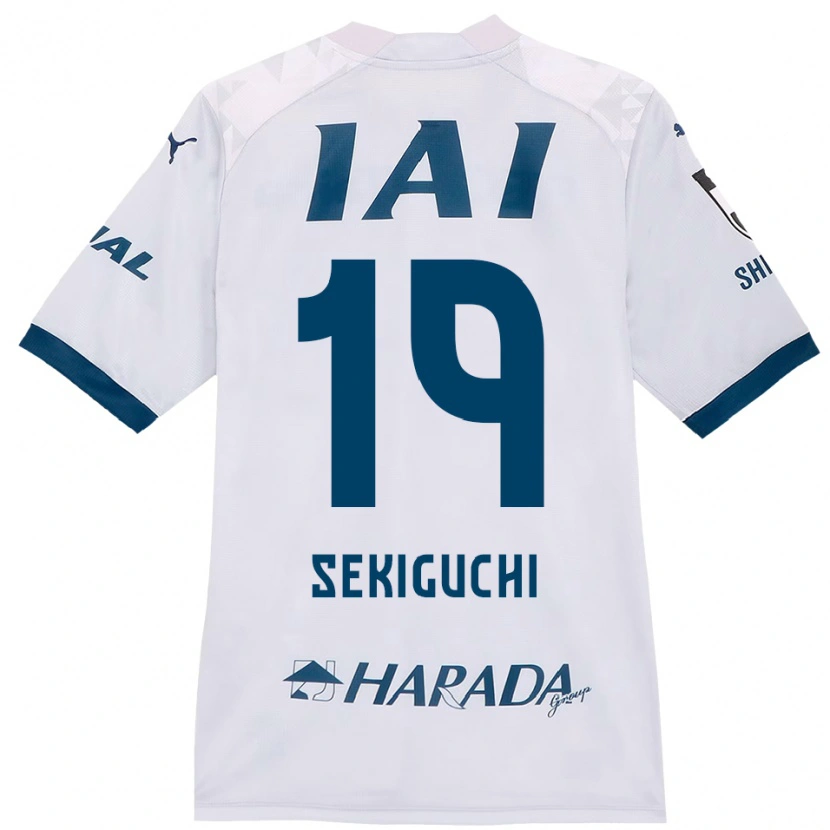 DanxenメンズKota Sekiguchi#19ホワイト ロイヤルブルーアウェイシャツ2025/26ジャージーユニフォーム