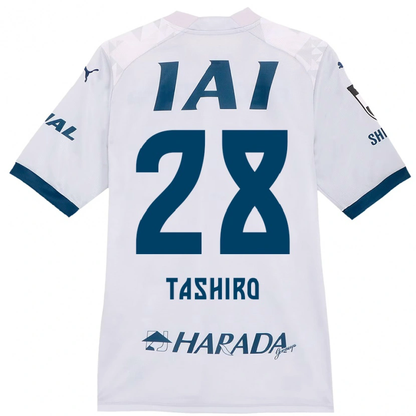DanxenメンズHiroto Tashiro#28ホワイト ロイヤルブルーアウェイシャツ2025/26ジャージーユニフォーム