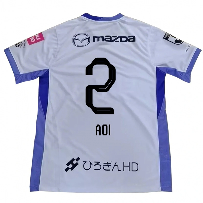 DanxenメンズYutaro Aoi#2ホワイト オレンジアウェイシャツ2025/26ジャージーユニフォーム