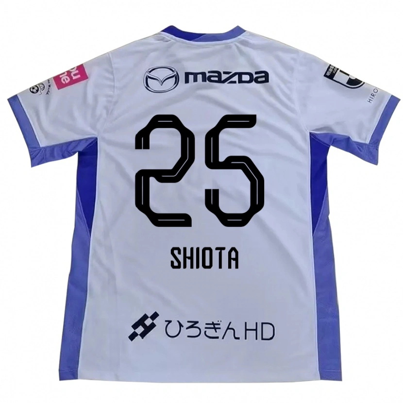 DanxenメンズMaaya Shiota#25ホワイト オレンジアウェイシャツ2025/26ジャージーユニフォーム