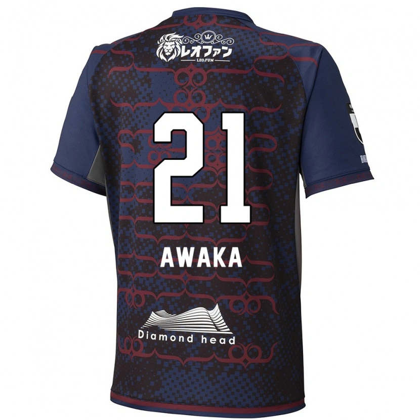 Danxenメンズ阿波加俊太#21ブルー レッドアウェイシャツ2025/26ジャージーユニフォーム