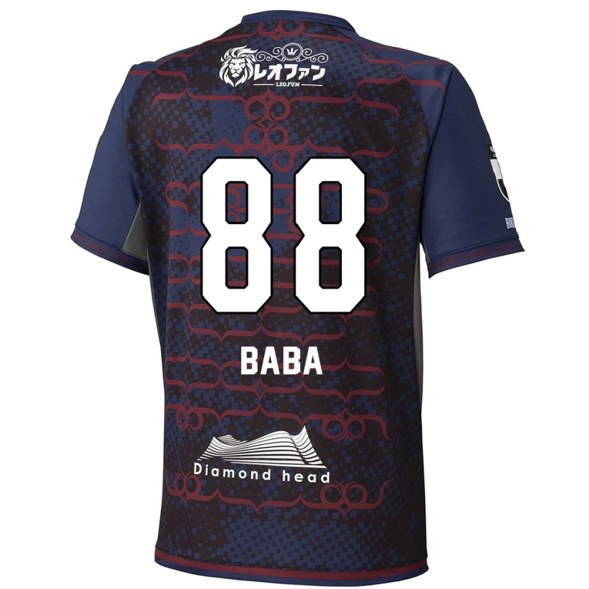 Danxenメンズ馬場晴也#88ブルー レッドアウェイシャツ2025/26ジャージーユニフォーム