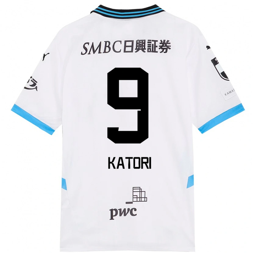 DanxenメンズTakeshi Katori#9ホワイト スカイブルーアウェイシャツ2025/26ジャージーユニフォーム