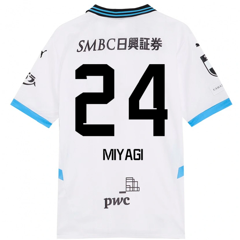 Danxenメンズ宮城天#24ホワイト スカイブルーアウェイシャツ2025/26ジャージーユニフォーム