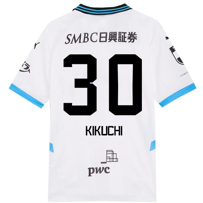 DanxenメンズKyo Kikuchi#30ホワイト スカイブルーアウェイシャツ2025/26ジャージーユニフォーム