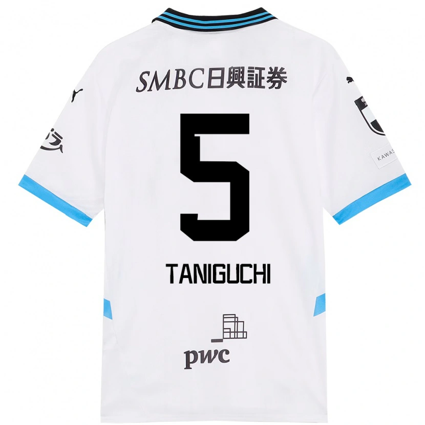 Danxenメンズ谷口 彰悟#5ホワイト スカイブルーアウェイシャツ2025/26ジャージーユニフォーム