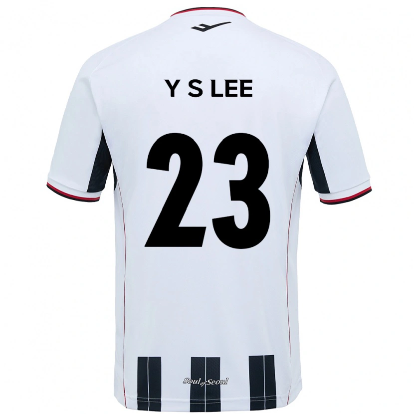 DanxenメンズSi-Young Lee#23ホワイト ブラックアウェイシャツ2025/26ジャージーユニフォーム