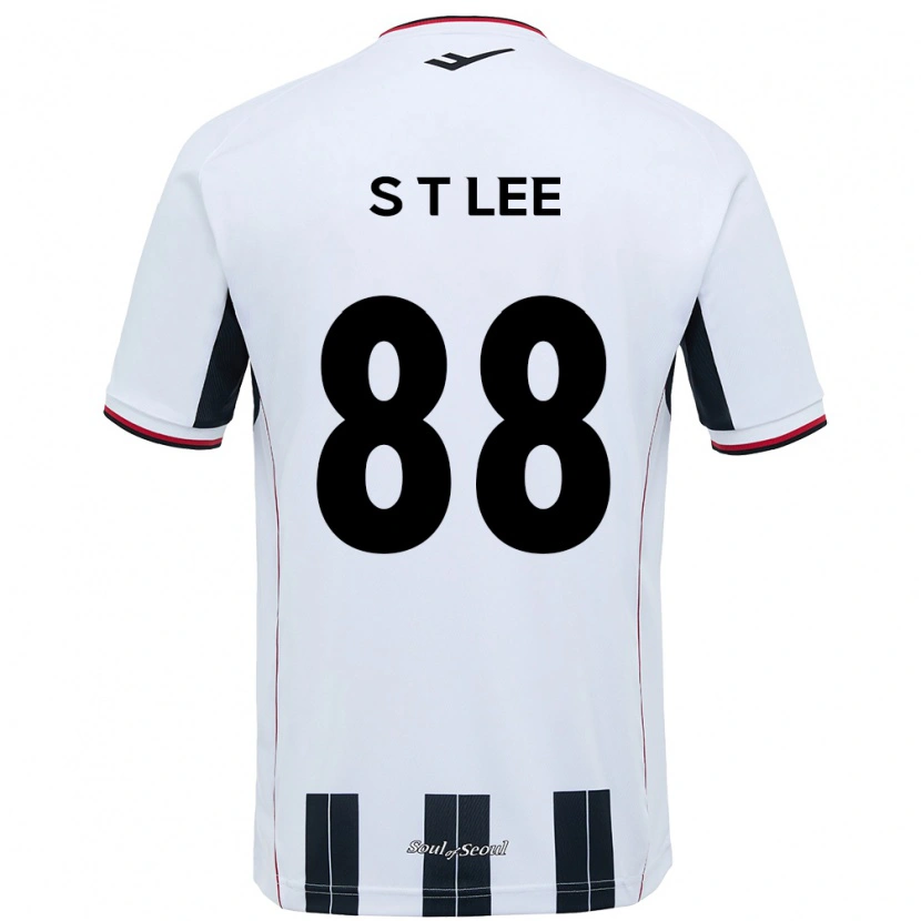 DanxenメンズTae-Seok Lee#88ホワイト ブラックアウェイシャツ2025/26ジャージーユニフォーム