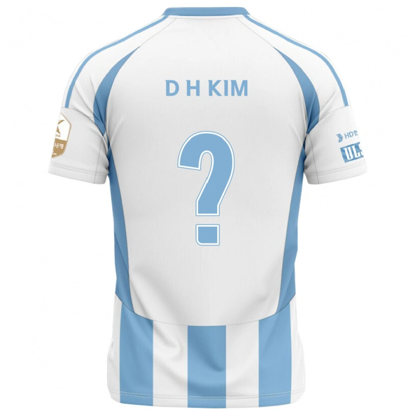 DanxenメンズDo-Hun Kim#0ホワイト スカイブルーアウェイシャツ2025/26ジャージーユニフォーム