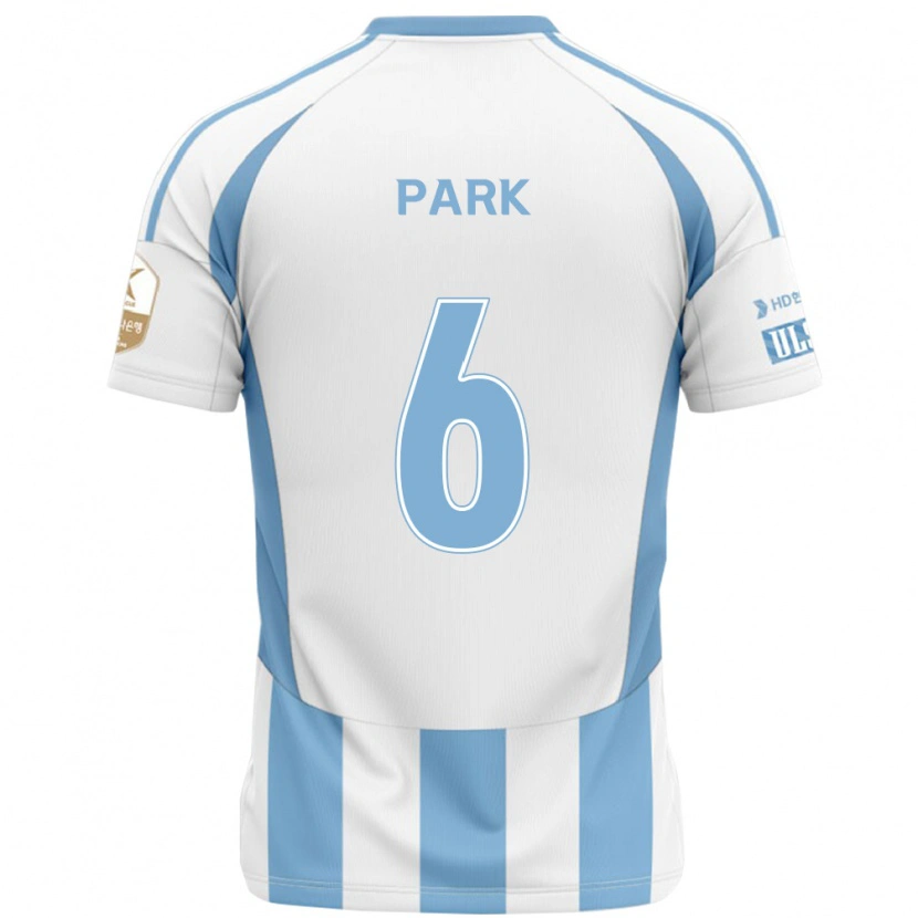 DanxenメンズJun Park#6ホワイト スカイブルーアウェイシャツ2025/26ジャージーユニフォーム