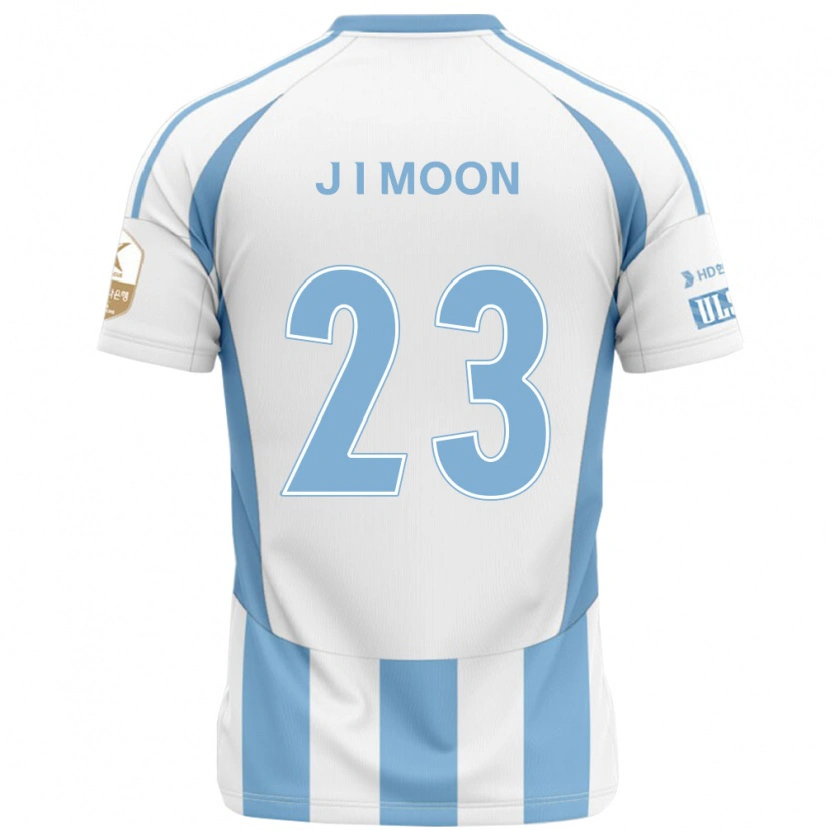 DanxenメンズJung-In Moon#23ホワイト スカイブルーアウェイシャツ2025/26ジャージーユニフォーム
