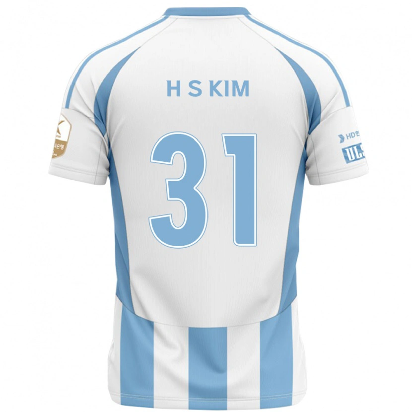 DanxenメンズSe-Hyoung Kim#31ホワイト スカイブルーアウェイシャツ2025/26ジャージーユニフォーム