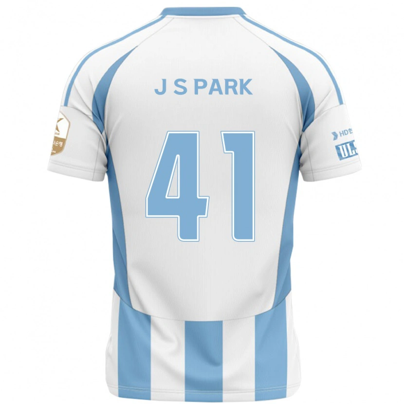 DanxenメンズSang-Jun Park#41ホワイト スカイブルーアウェイシャツ2025/26ジャージーユニフォーム