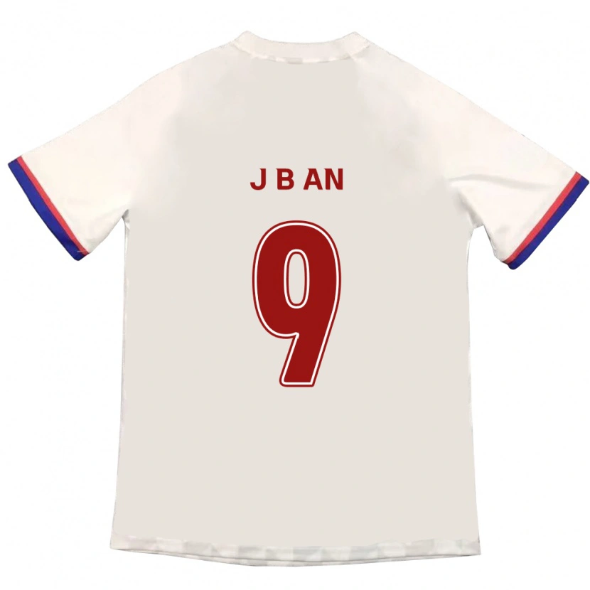 Danxenメンズ安柄俊#9オフホワイト レッドアウェイシャツ2025/26ジャージーユニフォーム