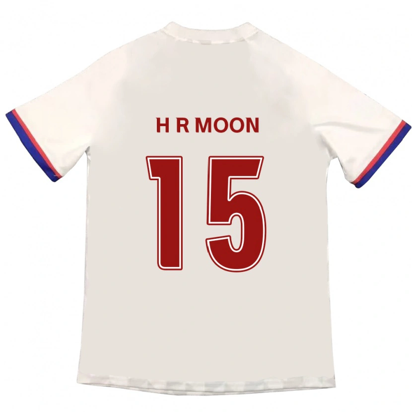 DanxenメンズHa-Rang Moon#15オフホワイト レッドアウェイシャツ2025/26ジャージーユニフォーム