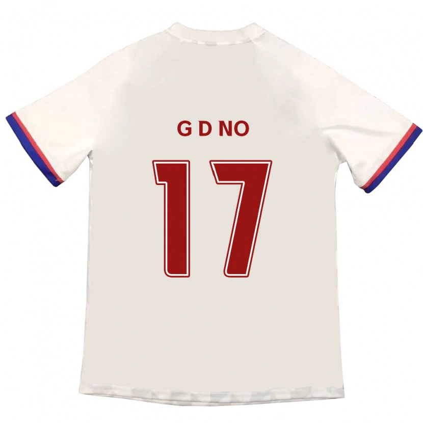 DanxenメンズDong-Geon No#17オフホワイト レッドアウェイシャツ2025/26ジャージーユニフォーム