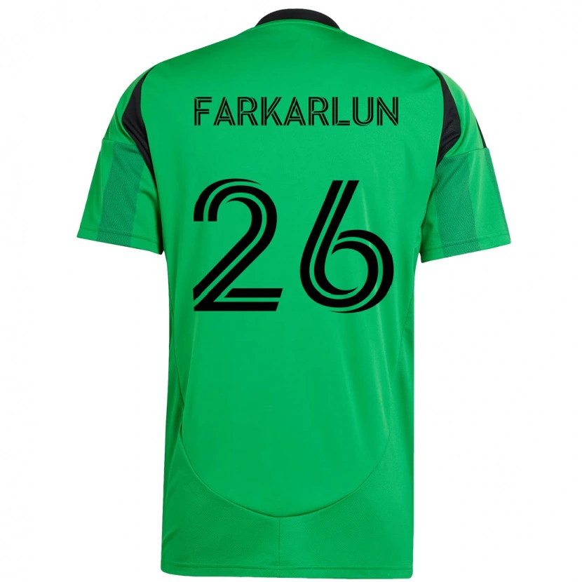 Danxenレディースジミー・ファルカルラン#26グリーン ブラックホームシャツ2025/26ジャージーユニフォーム