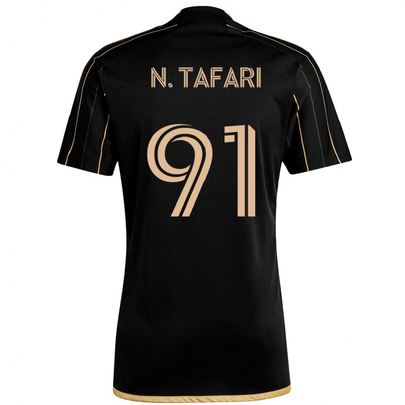Danxenレディースンコシ・タファリ#91ブラック ブラウンホームシャツ2025/26ジャージーユニフォーム