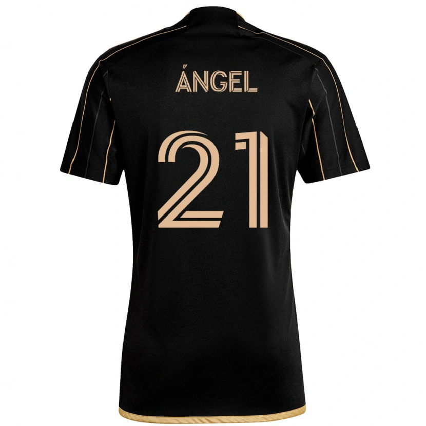 Danxenレディーストマス・アンヘル#21ブラック ブラウンホームシャツ2025/26ジャージーユニフォーム