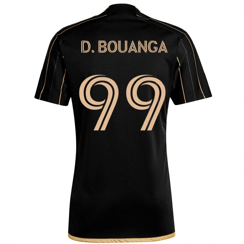 Danxenレディースデニス・ブアンガ#99ブラック ブラウンホームシャツ2025/26ジャージーユニフォーム