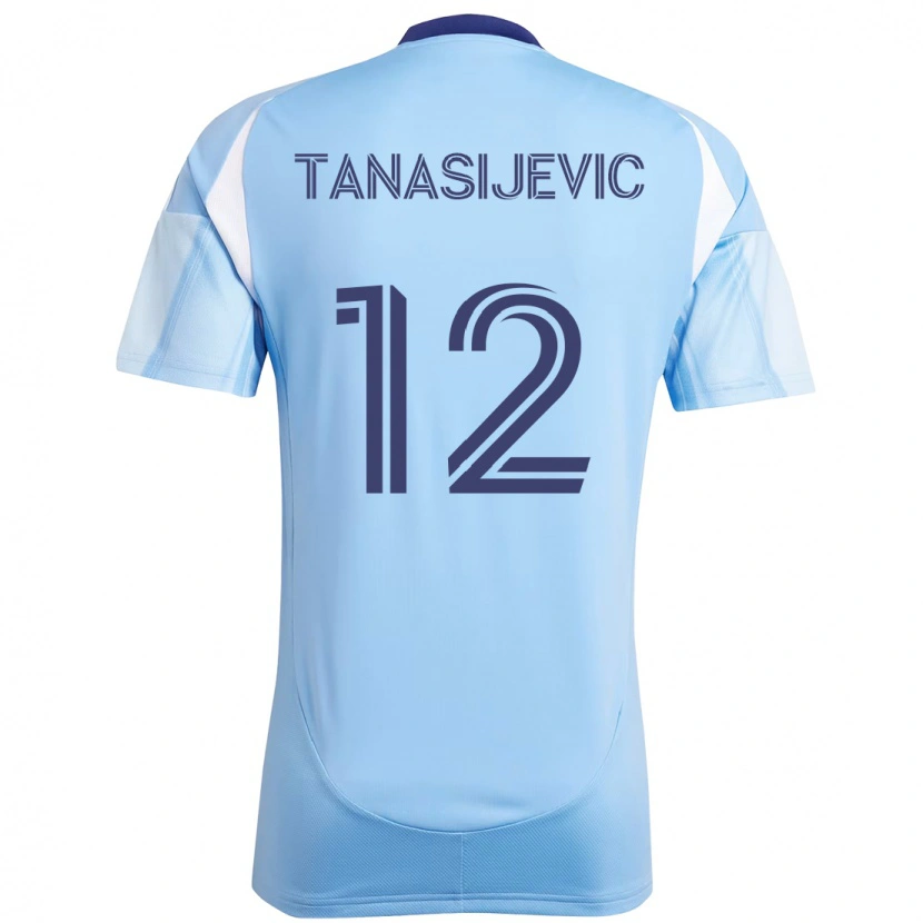 Danxenレディースストラヒニャ・タナシイェヴィッチ#12ライトブルーホームシャツ2025/26ジャージーユニフォーム