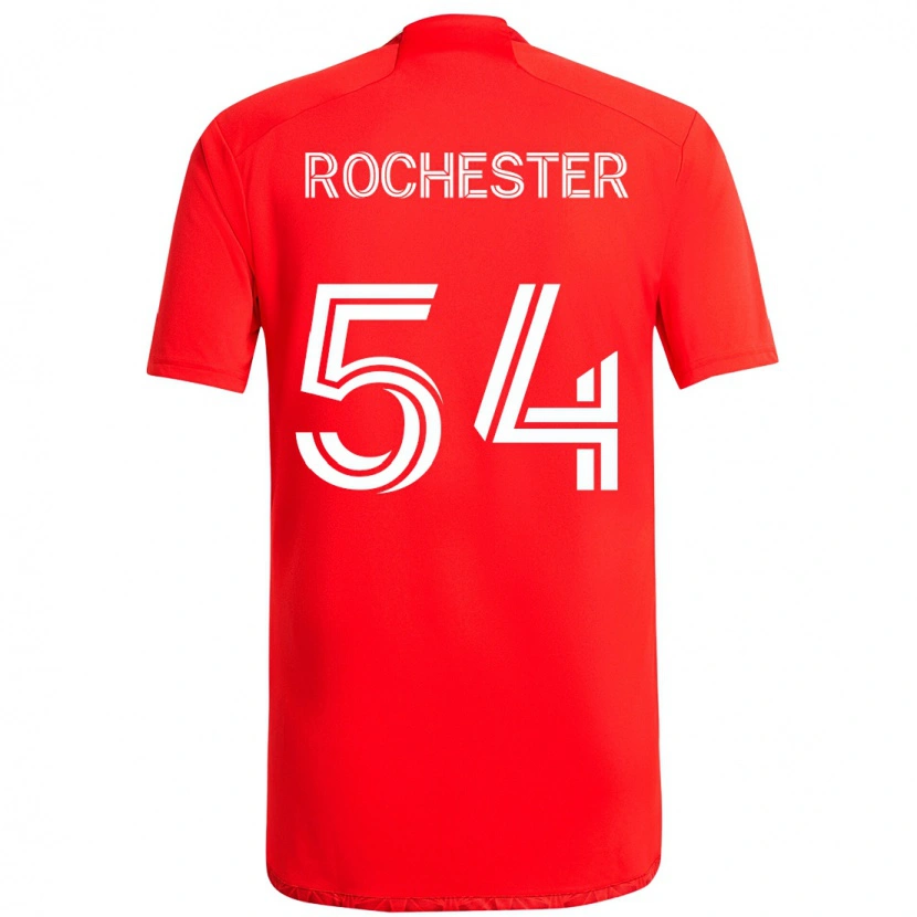 Danxenレディースラマンス・ロチェスター#54レッド ホワイトホームシャツ2025/26ジャージーユニフォーム