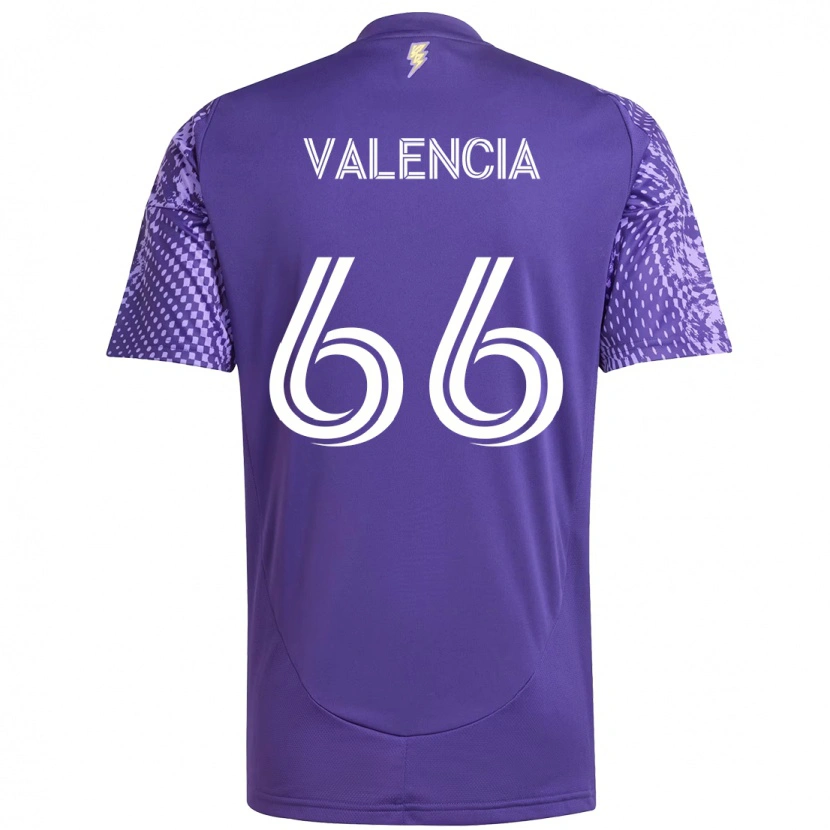DanxenレディースYeiler Valencia#66パープル ホワイトホームシャツ2025/26ジャージーユニフォーム