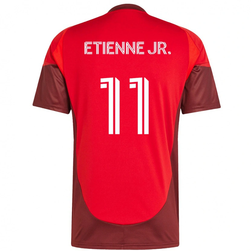 Danxenレディースデリック・エティエンヌ#11レッド ホワイトホームシャツ2025/26ジャージーユニフォーム