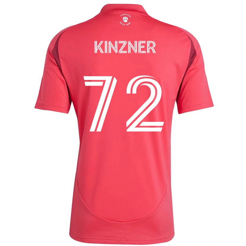 Danxenレディースエリック・キンズナー#72マゼンタ ホワイトホームシャツ2025/26ジャージーユニフォーム