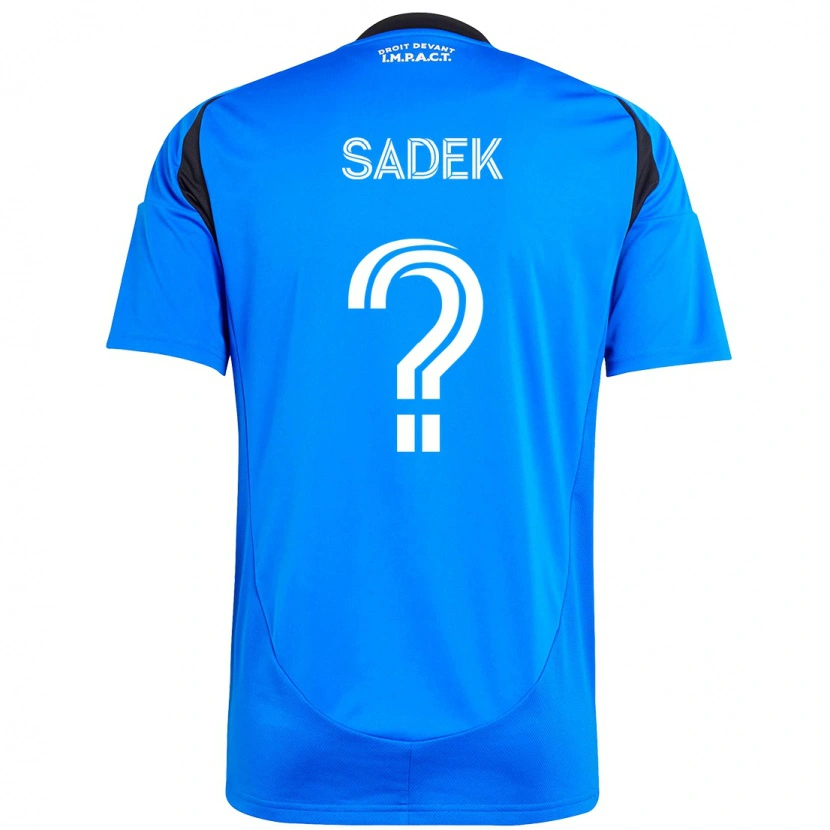 DanxenレディースAghilas Sadek#0ダークブルー ブラックホームシャツ2025/26ジャージーユニフォーム