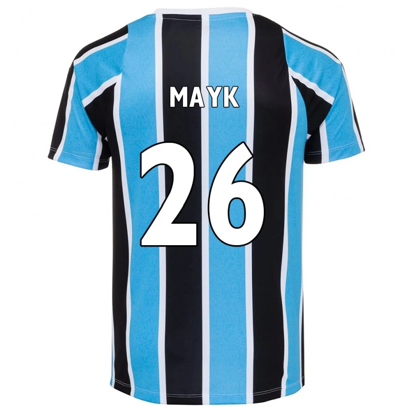 DanxenレディースMayk#26ブルー ブラック ホワイトホームシャツ2025/26ジャージーユニフォーム