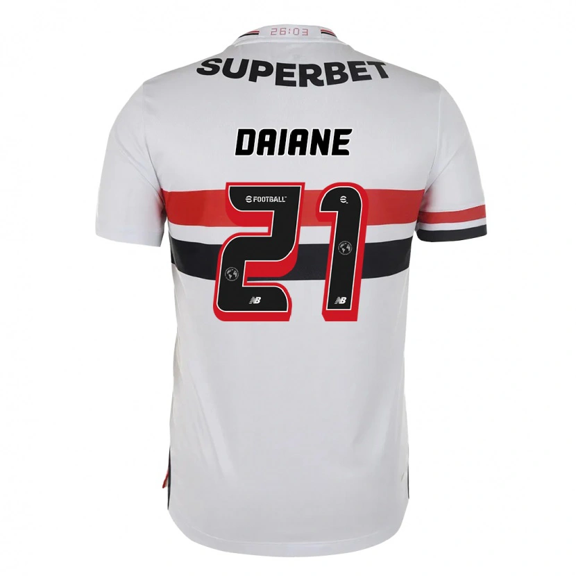 DanxenレディースDaiane#21レッド ブラック ホワイトホームシャツ2025/26ジャージーユニフォーム