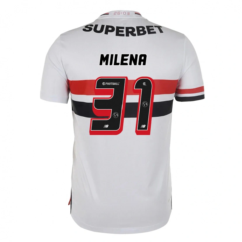 DanxenレディースMilena#31レッド ブラック ホワイトホームシャツ2025/26ジャージーユニフォーム