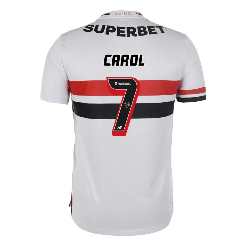 DanxenレディースCarol#7レッド ブラック ホワイトホームシャツ2025/26ジャージーユニフォーム