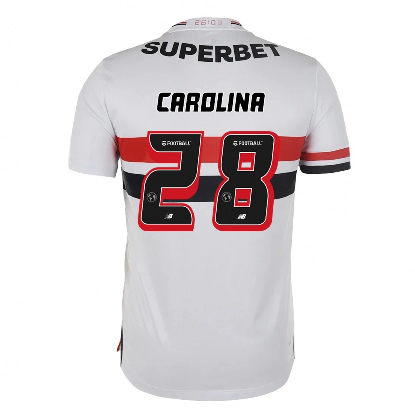 DanxenレディースAna Carolina#28レッド ブラック ホワイトホームシャツ2025/26ジャージーユニフォーム