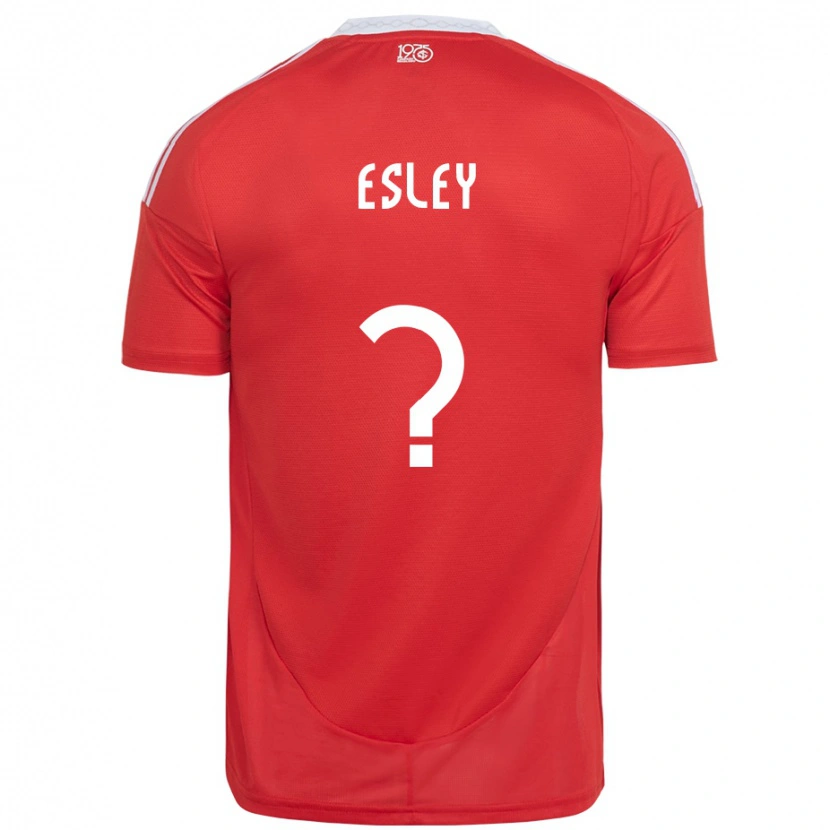DanxenレディースEsley#0レッド ホワイトホームシャツ2025/26ジャージーユニフォーム