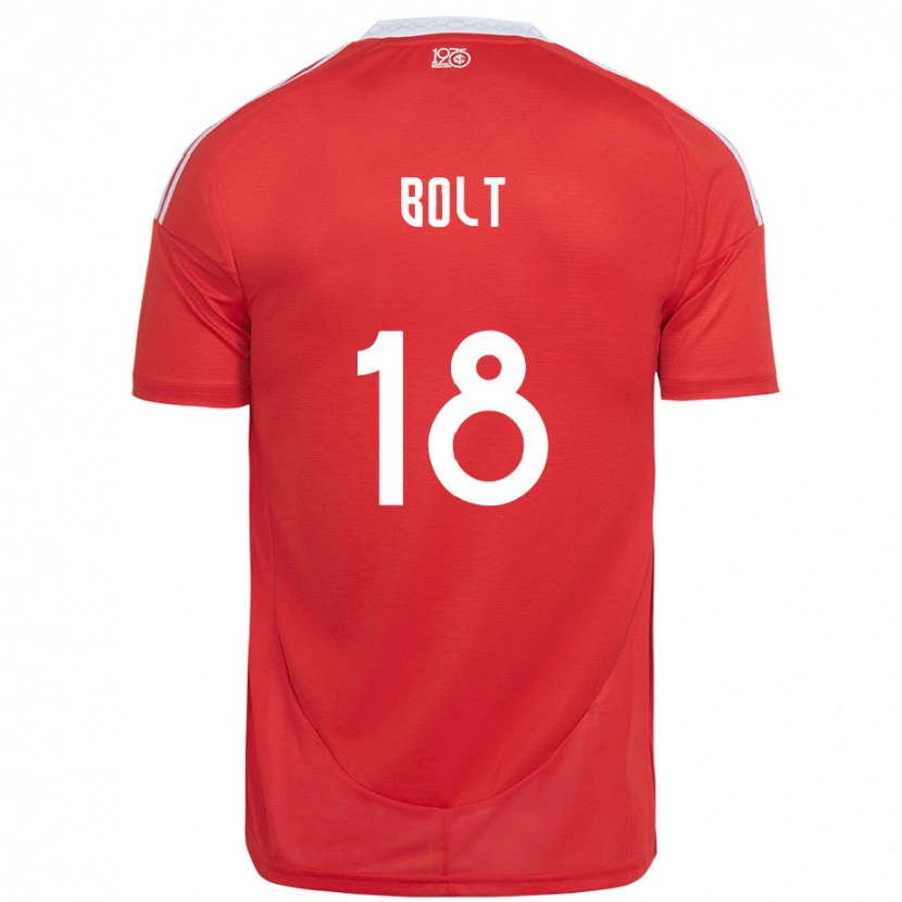 DanxenレディースTamara Bolt#18レッド ホワイトホームシャツ2025/26ジャージーユニフォーム
