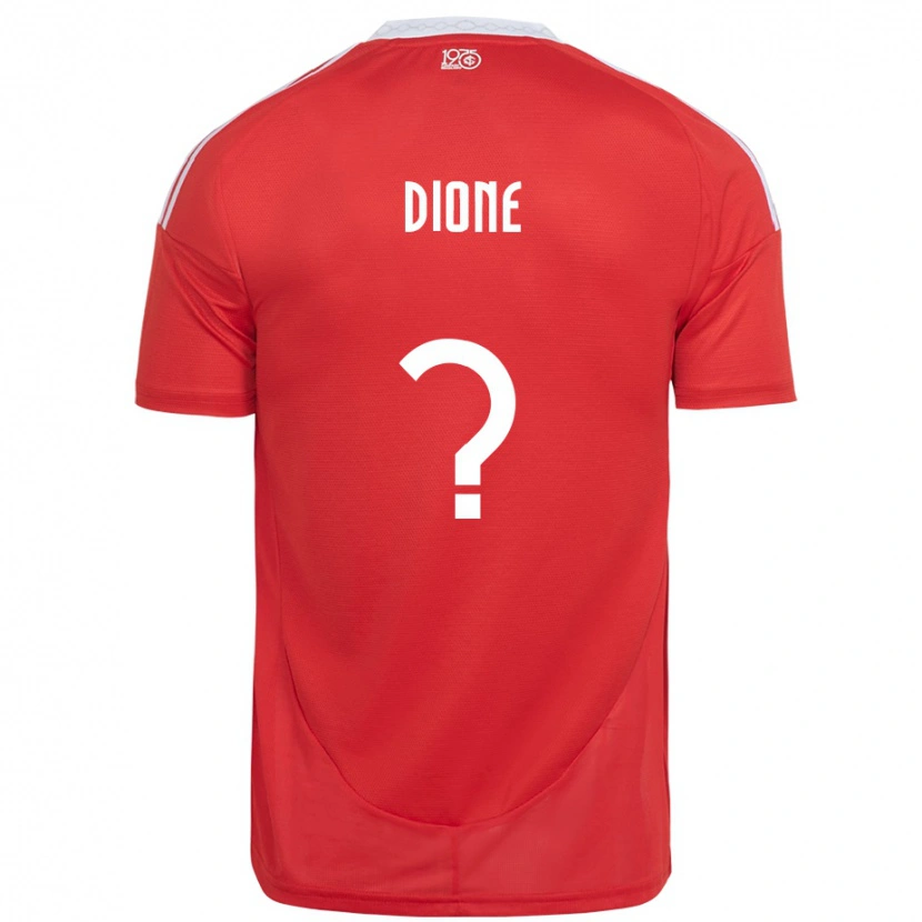 DanxenレディースDione#0レッド ホワイトホームシャツ2025/26ジャージーユニフォーム