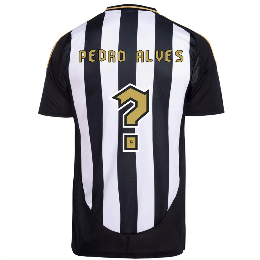 DanxenレディースPedro Alves#0ホワイト ブラックホームシャツ2025/26ジャージーユニフォーム