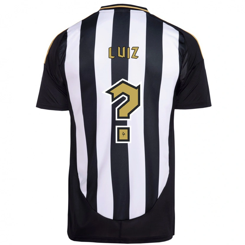 DanxenレディースEstevan Luiz#0ホワイト ブラックホームシャツ2025/26ジャージーユニフォーム